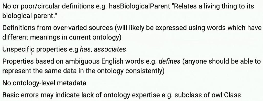 Ontology Red Flags